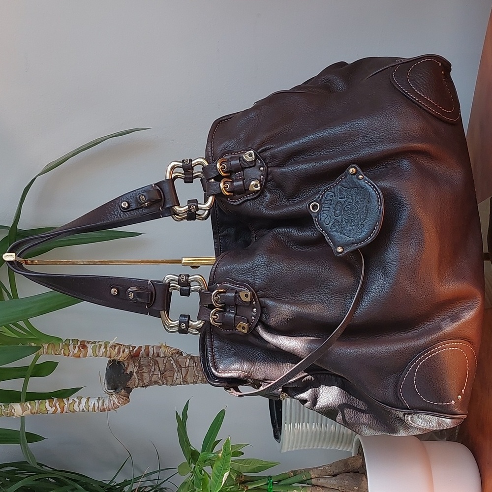 Juicy Couture lux leather tote Gen 1 ๐๐๐๐ - Picture 3 of 17